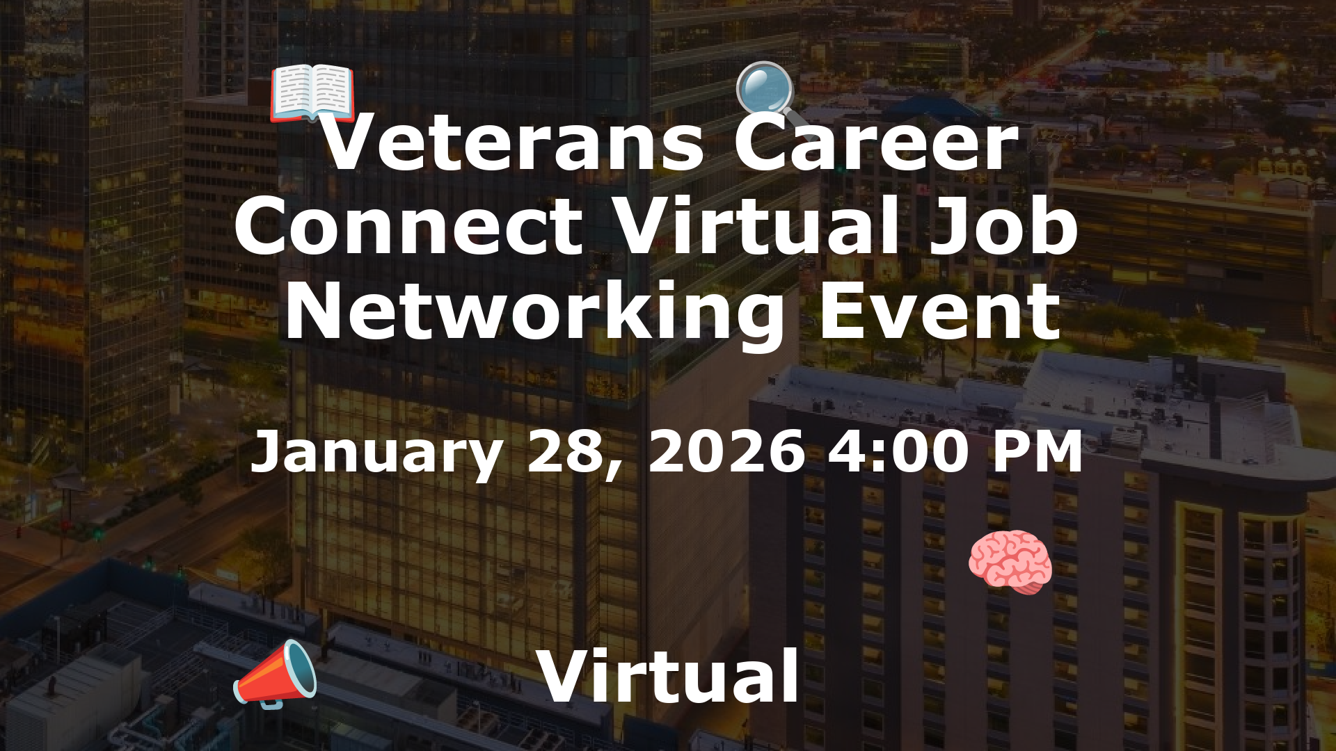 Veterans Career Connect Virtual Job  Networking Event event image